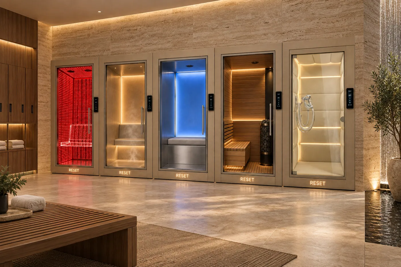RESET for hospitality & wellness: architectural design concept